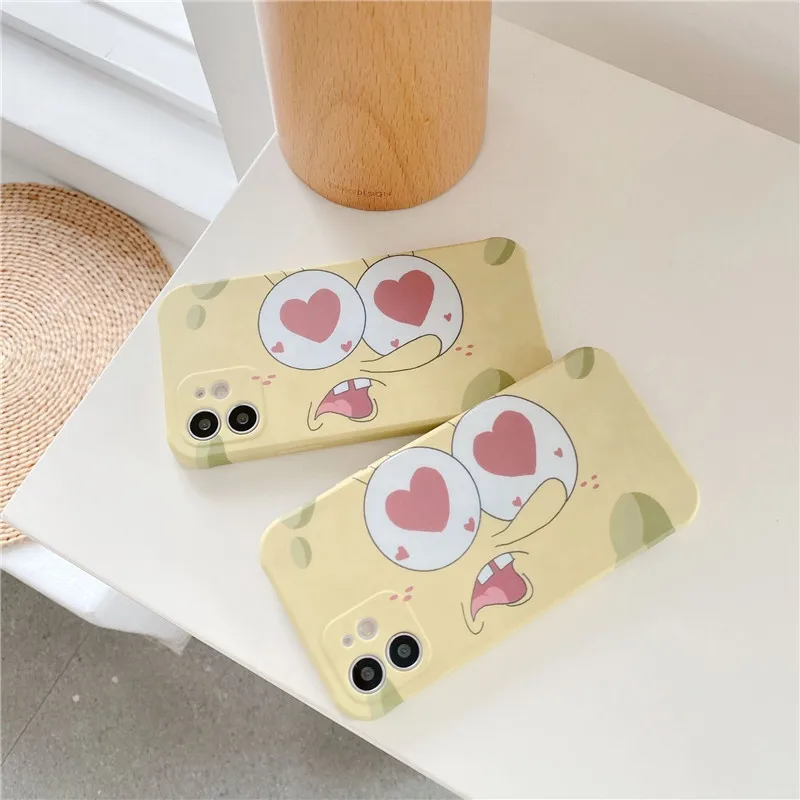 

Cartoon Liquid Silicone Soft Phone Case For iPhone 7 8 Plus 2020 SE X XR XS Max 11 11Pro Max 12 12Pro Max Pro Mini Case Shell