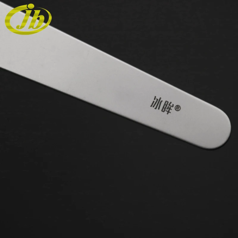 Tongue depressor stainless steel matte surgical operating instrument 14/16/18cm medical tools