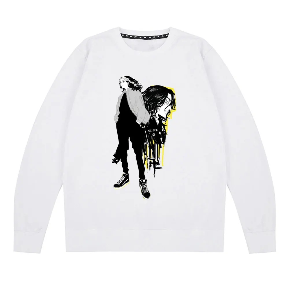 

Japanese Anime Tokyo Revengers Sweatshirt Men Harajuku Loose Pullover Pattern Print Clothes Unisex Personality Sweatshirts Tops