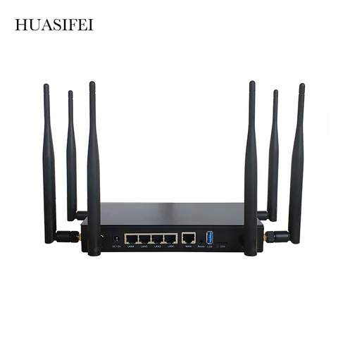 HUASIFEI IPQ4019 4G Беспроводной двухдиапазонный гигабитный маршрутизатор 2.4g5.8g 3. 0 USB 4G маршрутизатор wifi SIM-карта точка доступа 5*10/100/1000 Мбит/с RJ45