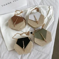 summer crossbody bags for women 2021 new fashion beach bag ladies casual shoulder bag woman popularity small woven straw bag