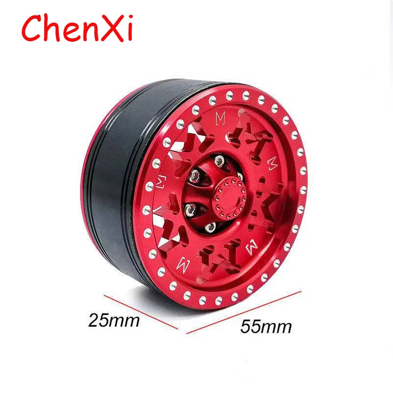 

1.9 inch Wheel Rim Hubs for 1:10 RC Crawler TRX4 Defender SCX10 D90 90046 KM2 RC4WD RC Car 4pcs Aluminum Alloy Parts K09