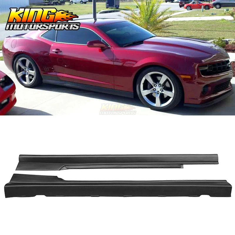 

Fit For 2010-2015 Chevy Chevrolet Camaro ZL1 Style Side Skirt Rocker Panels