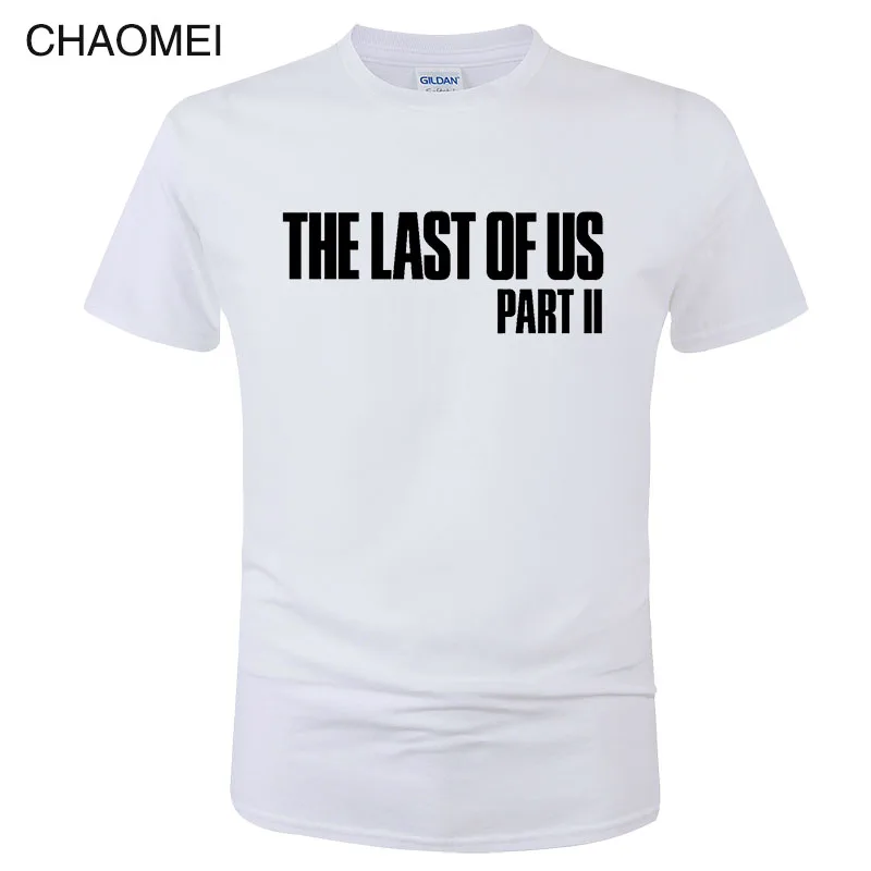 

Summer Cotton Men Women T Shirt The Last of Us Part 2 Unisex T-shirt Short Sleeves Letter Print Tops Cool Streetwear Tees C179