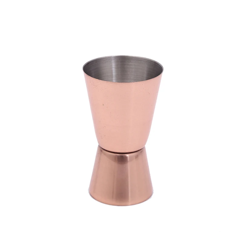 Двойной мерный стаканчик для вина из нержавеющей стали 15/30 мл барные меры чашки