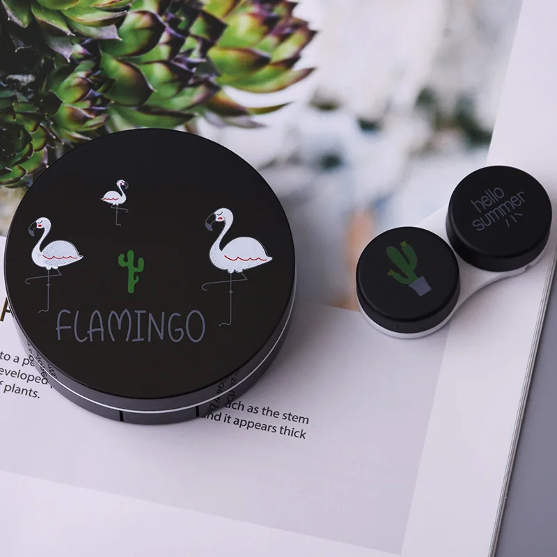 Чехол для путешествий с зеркалом и линзами 4 цвета | Красота здоровье