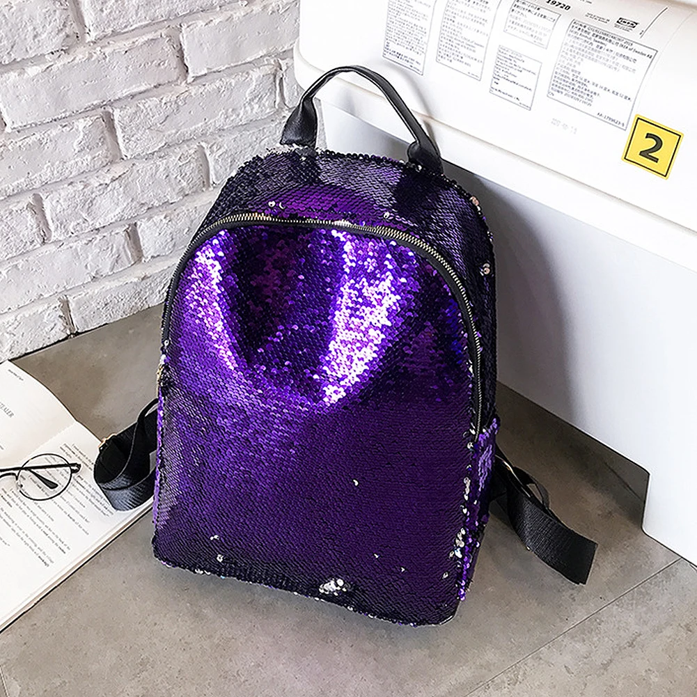 Новое поступление нам Для женщин леди блесток рюкзак для девочек Школьный