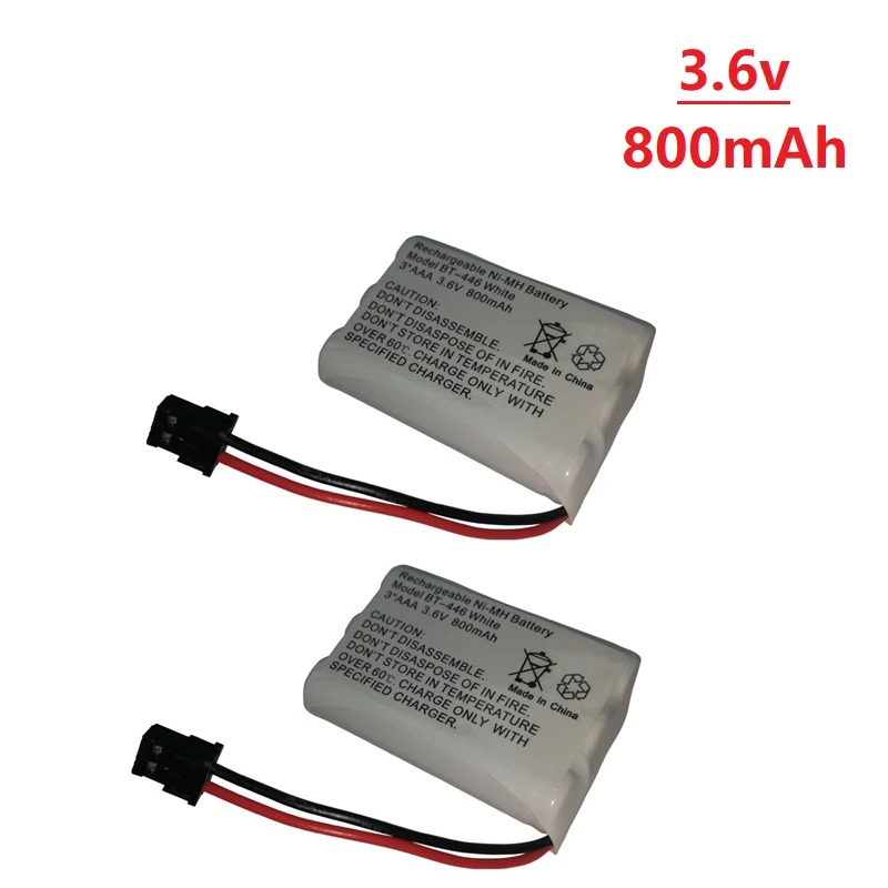 Перезаряжаемая аккумуляторная батарея для телефона 2 шт./компл. 3 6 В 800 мАч Ni MH