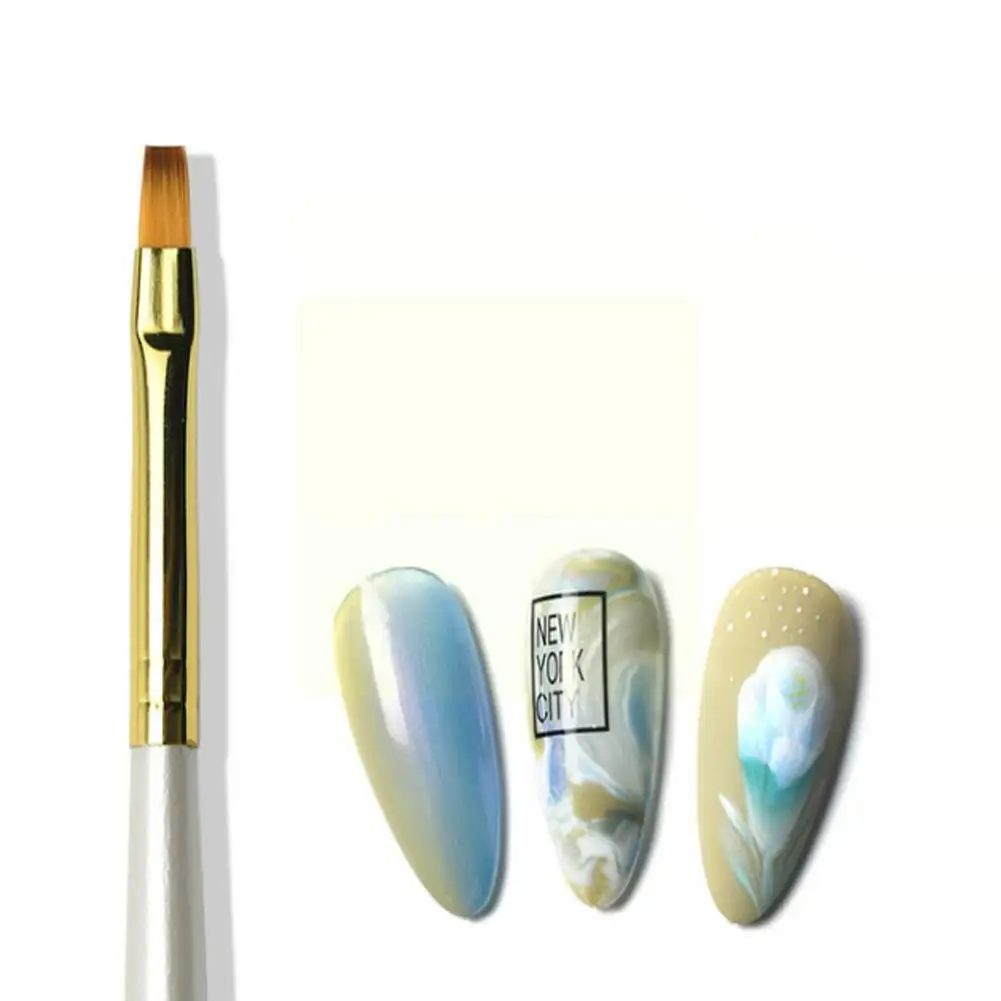 

1Pcs/Lot Nail Art Lines Painting Black Pen Brush Striper UV Flowe Gel Polish Gradient Tips Daisy Acrylic Fan Shading S0K8