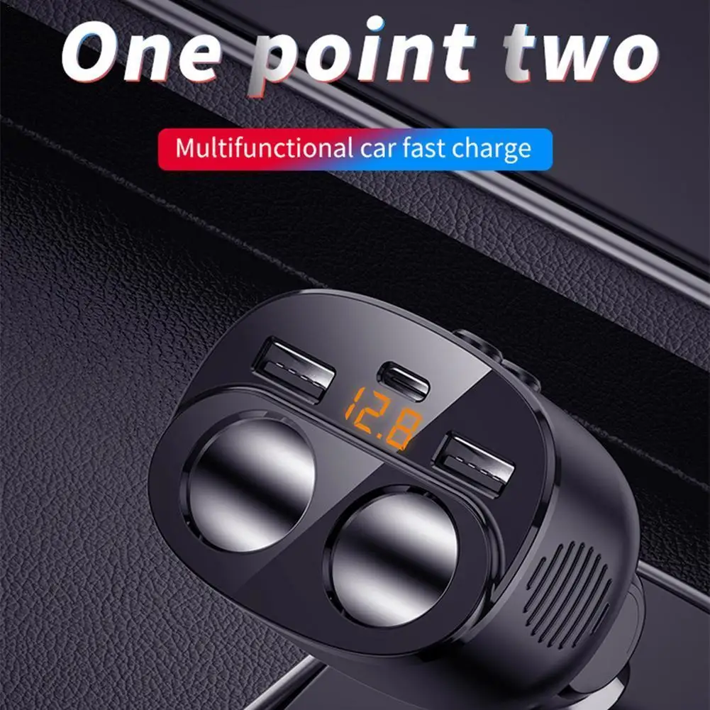 

Rotatable Cigarette Lighter USB Car Charger For Mobile Phones, Tablet PCs, DVR, MP3 Distributor Socket Adapter