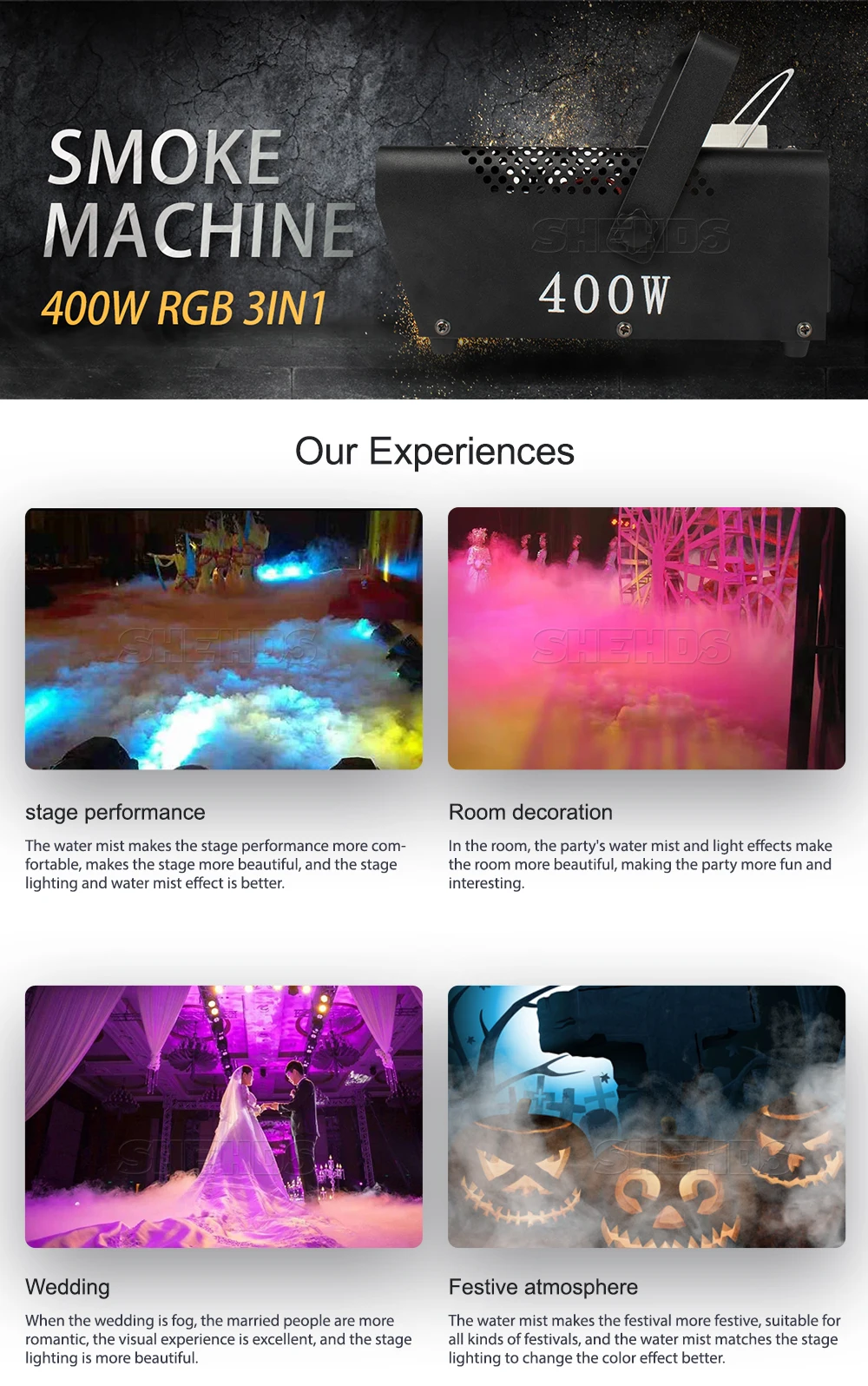 900 Вт RGB 3в1 светодиодный противотуманный сценический эффект дымовая машина дистанционное управление дымовая машина сценическое освещение оборудование для тумана высокое качество