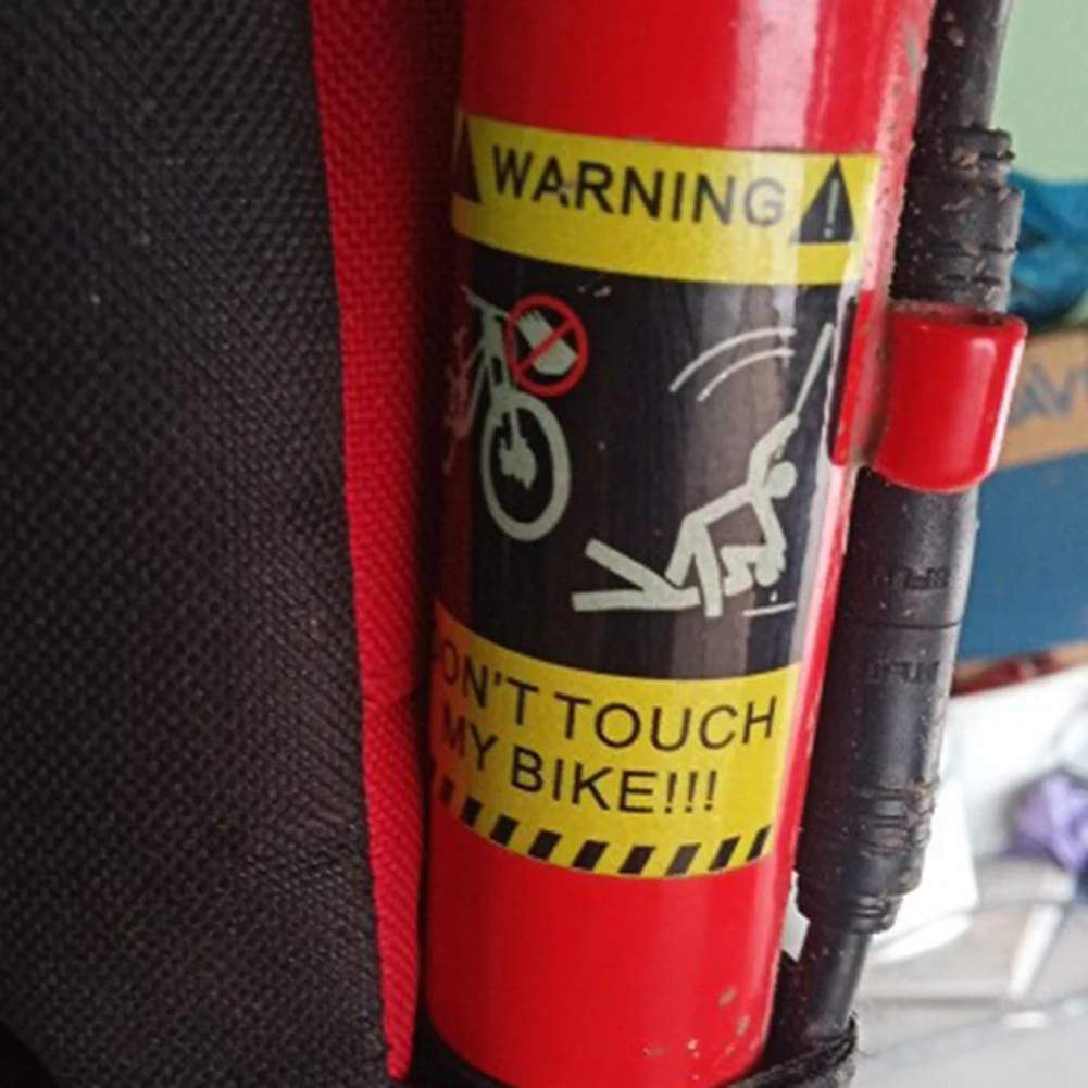 

Bike and Motorcycle Stickers Don't Touch My Bike Waterproof Reflective Bumper Sticker