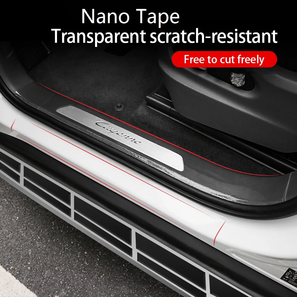 Nano клейкая лента Автомобильная Наклейка защитная лента пленка прозрачная нано липучка Авто Дверной край боковой щиток защита от столкновений