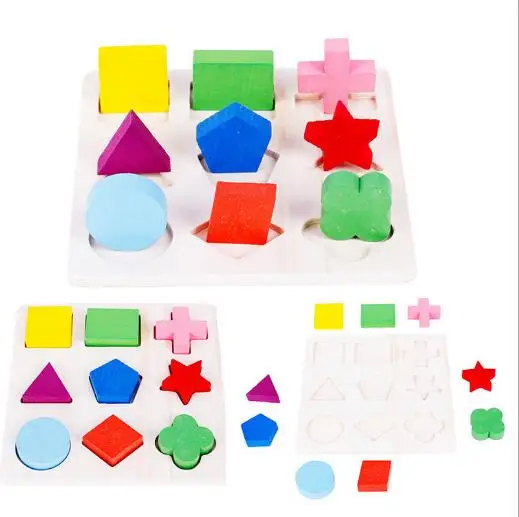 Обучающие Развивающие детские деревянные игрушки головоломка 3D волшебные