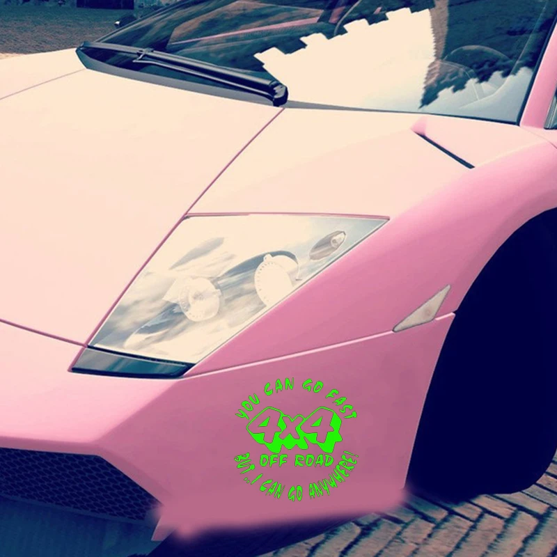 Стиль автомобиля 13 8 см * модная Автомобильная наклейка YOU CAN GO FAST 4X4 OFF ROAD но я могу