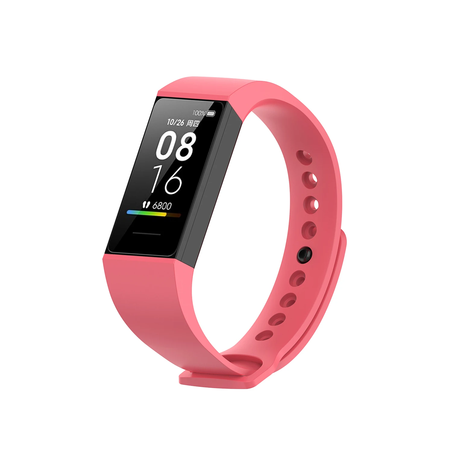 Ремешок силиконовый для Xiaomi Mi Band 4C сменный спортивный мягкий браслет умного