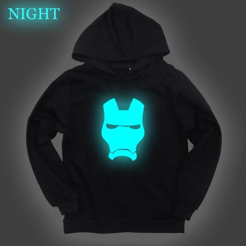 Лидер продаж модные светящиеся толстовки для маленьких мальчиков и девочек