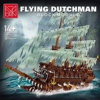 creative expert ideas pirate ship the flying dutchman large sailing caribbeans ship moc brick model building block
