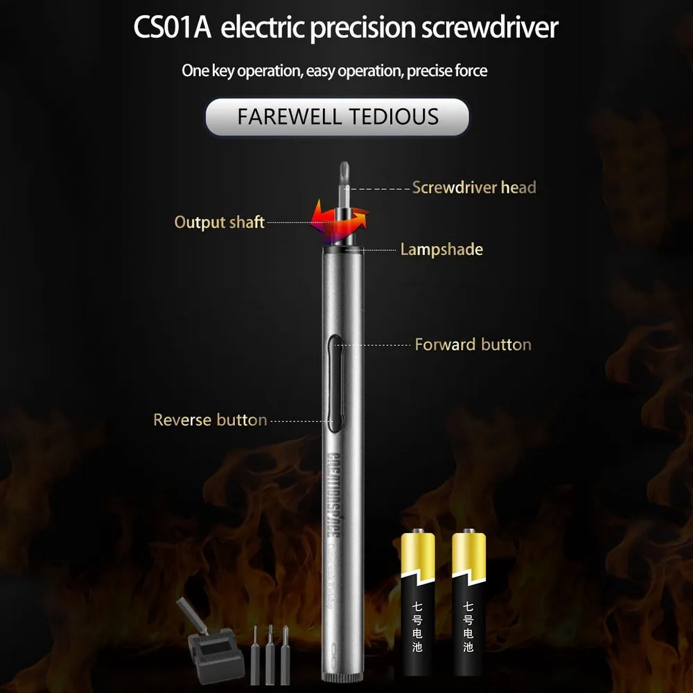 Мини-отвертка аккумуляторная 3 7 в с магнитной отверткой и набором универсальных