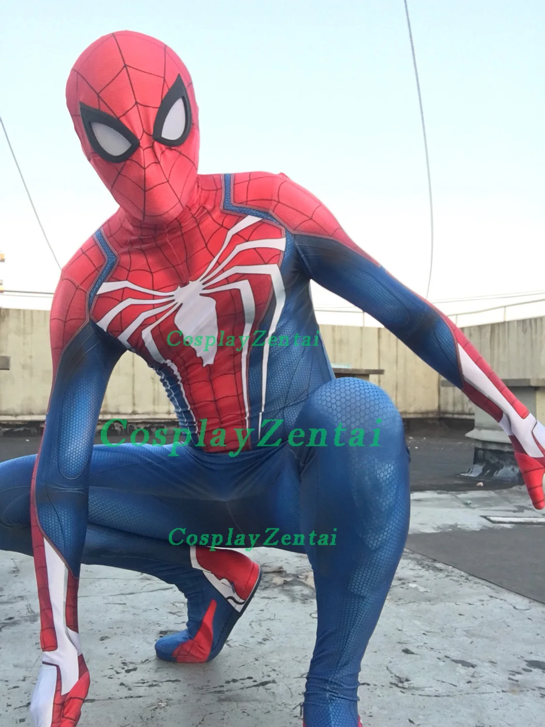Игра-паук PS4 insomniac костюм Человека-паука 3D принт спандекс Хэллоуин Человек-паук косплей зентай костюм для взрослых/детей