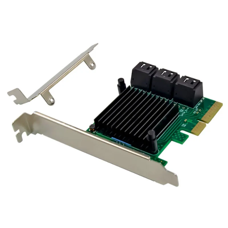 

PCI-E ASM1062 SATA3.0 Disk Array Card Desktop Hard Disk SATA GEN Expansion Card for PC