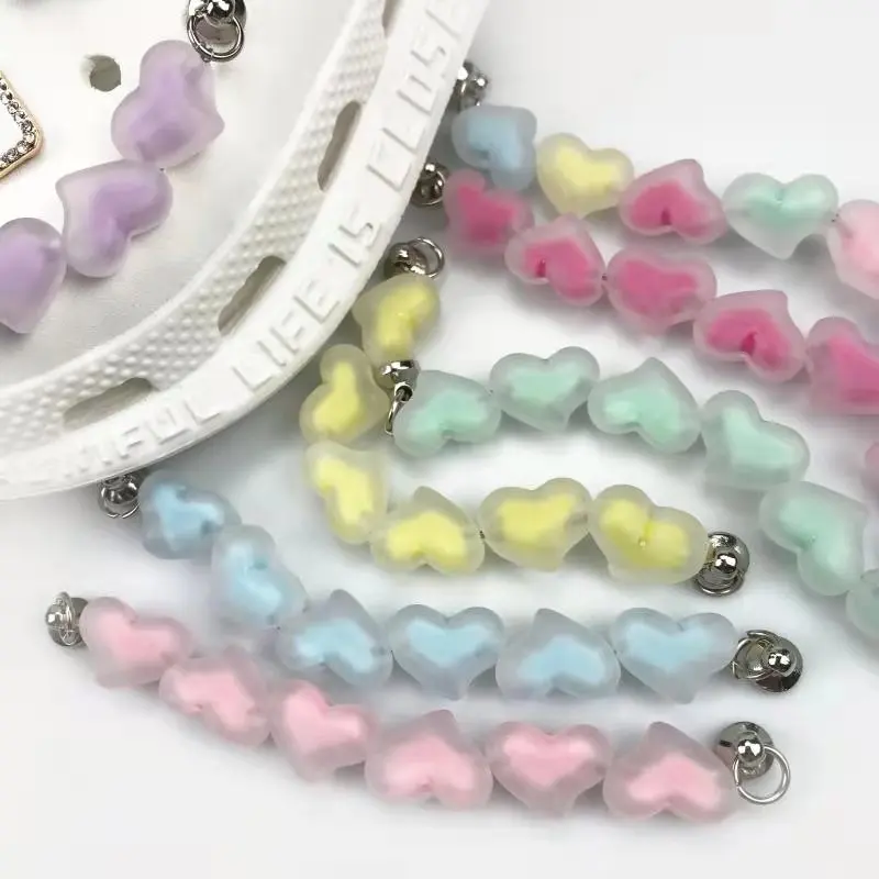 

Украшение для обуви Spot Croc, пряжка для обуви, аксессуары для обуви 3D Love DIY, чехол для телефона, декоративные цепи, аксессуары 6 шт./лот