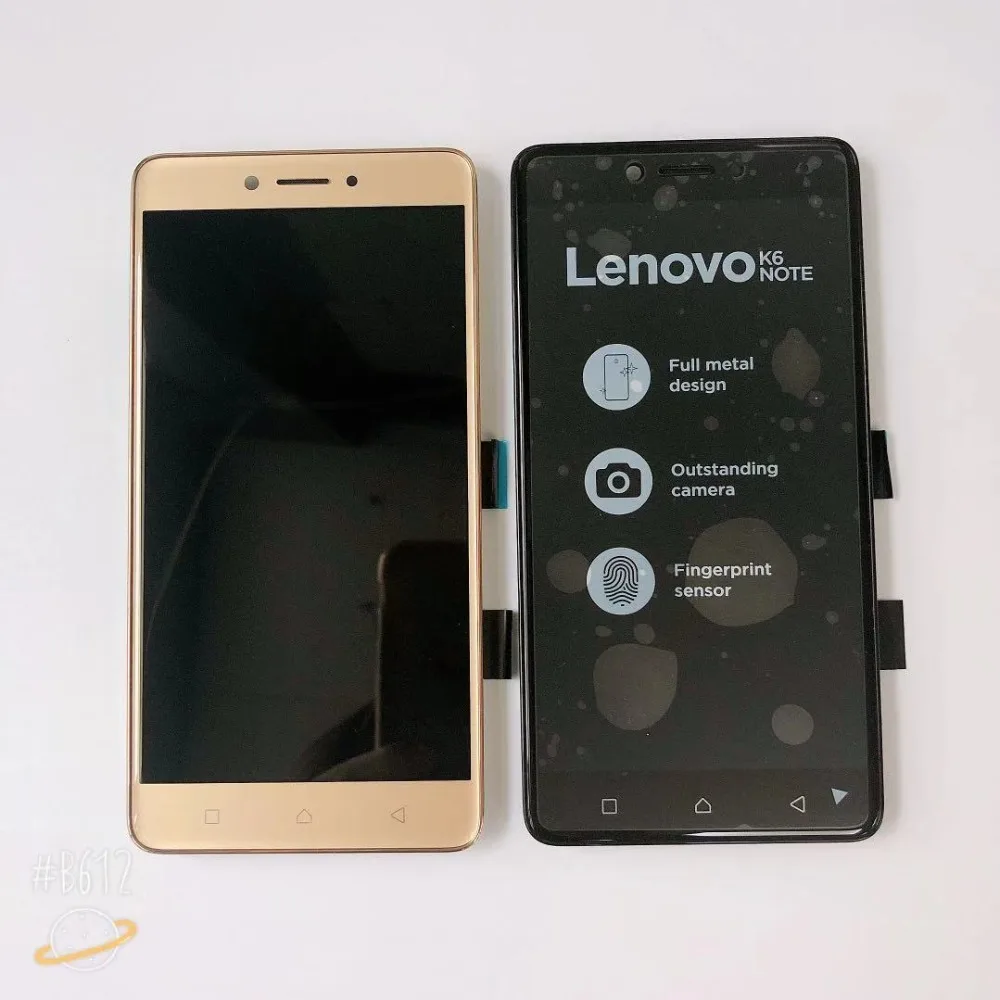 Тест 5,5 '' Для lenovo Vibe K6 Plus K53b36 K53b37 K6 Note Полный ЖК-дисплей+ кодирующий преобразователь сенсорного экрана в сборе+ рамка