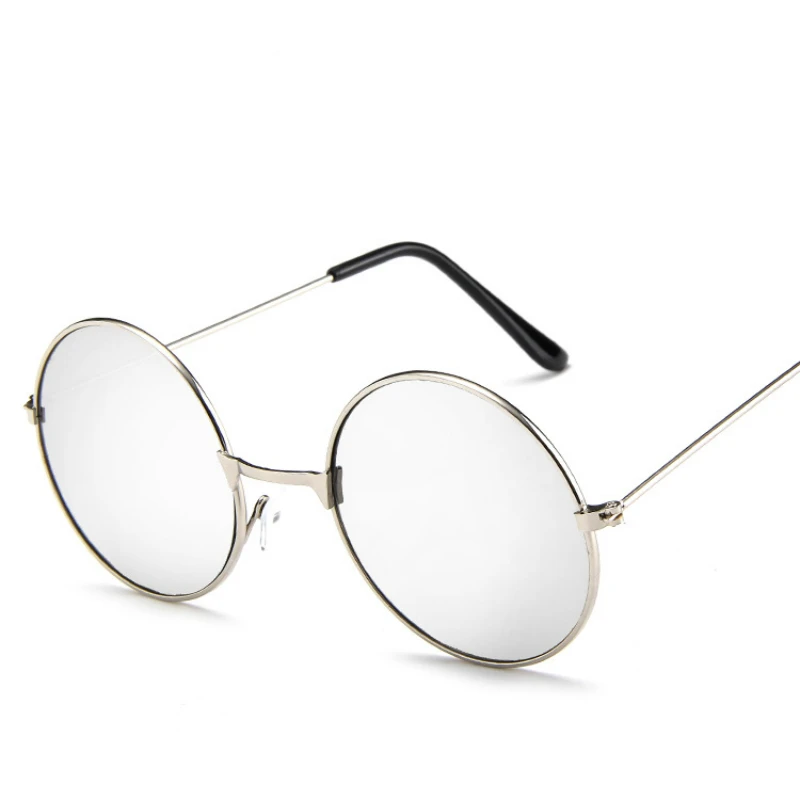 

Vintage Women Sunglasses Retro Punk Style Round Metal Frame Colorful Lens Brand Designer Sun Glasses Fashion Eyewear Gafas sol
