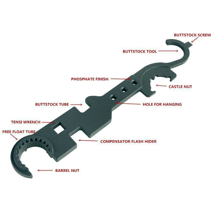 

AR15 accessories multi purpose combo 8 in 1 wrench Removal armorer tool kit Heavy Steel Upper and Lower Vise Block for hunting