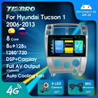 Автомобильный радиоприемник 2DIN Android 2006 для Hyundai Tucson 1 2013-, стерео автомобильный мультимедийный плеер, GPS-навигация, IPS-экран, 4G