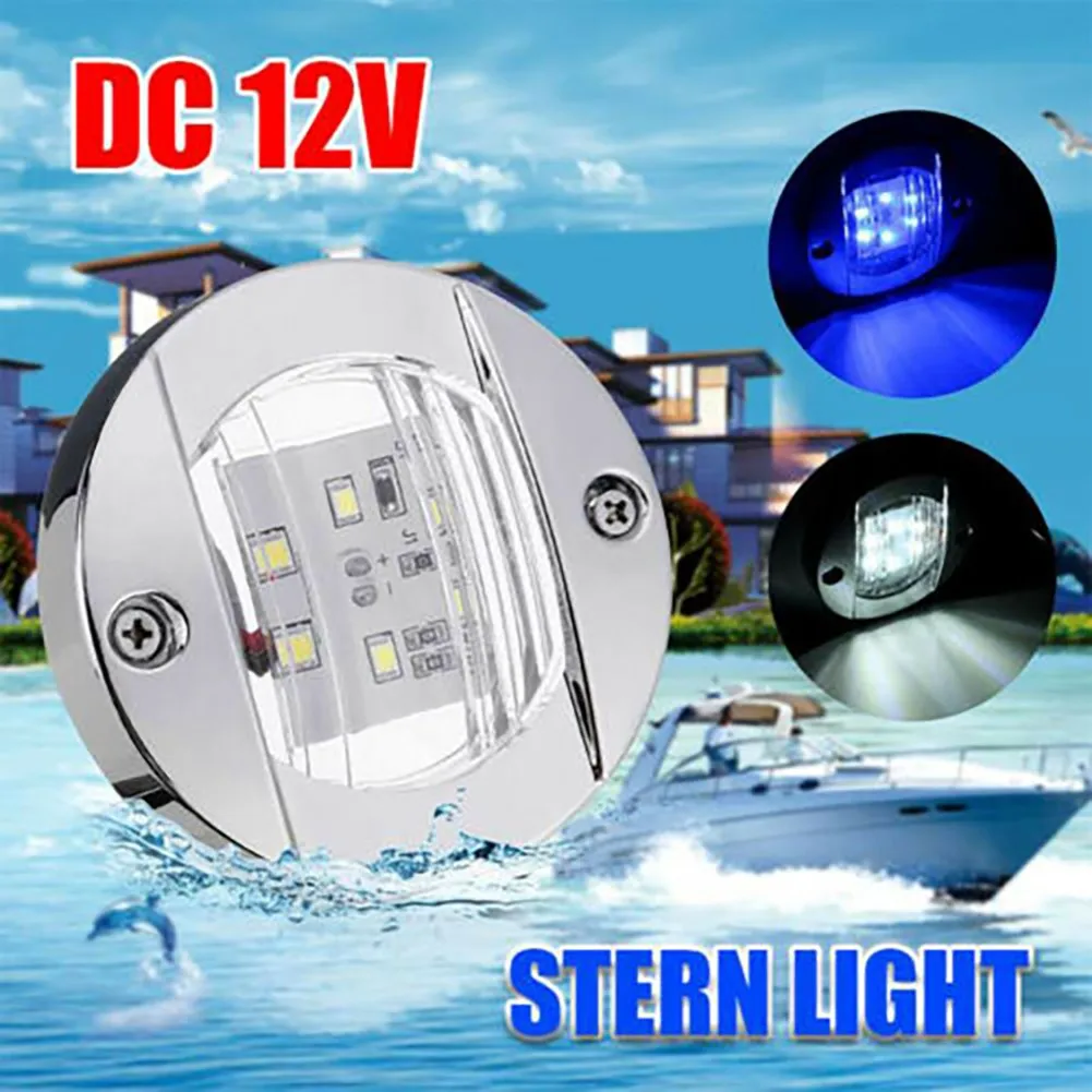 

Waterproof LED Stern Lights Camping Chrome Cockpit Courtesy Decorative
