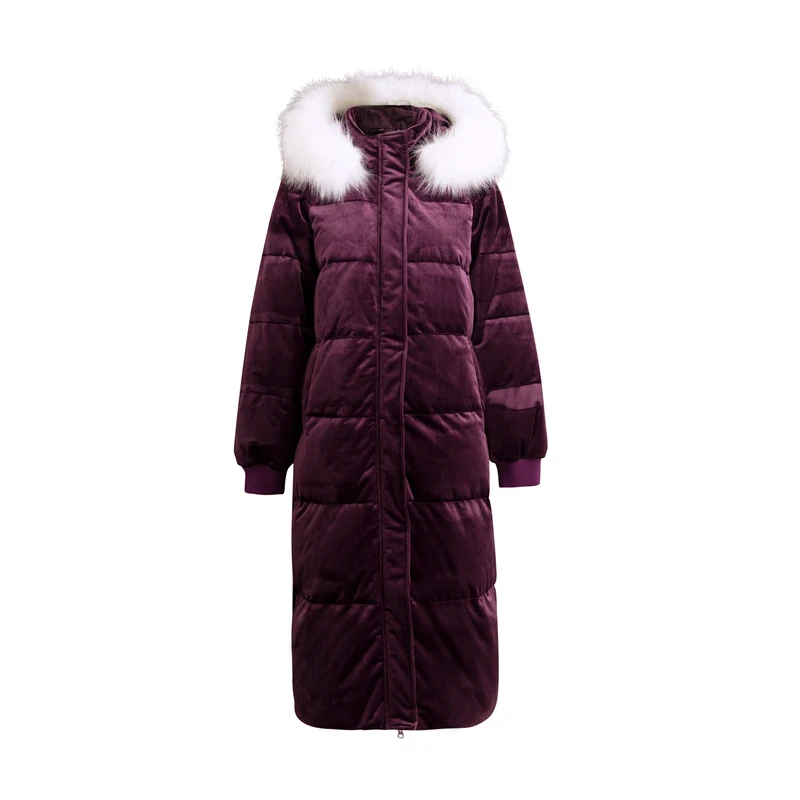 INMAN зимний женский теплый меховой воротник с капюшоном ветронепроницаемый