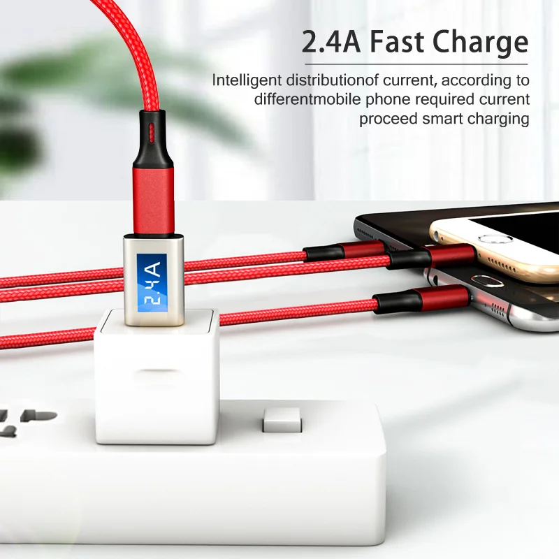 3 in 1 usb cable type c to usb c micro usb phone charger cable pd charge cable for iphone 12 nylon cable cellphone accessories free global shipping