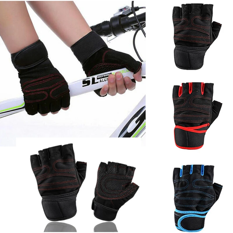 Перчатки для занятий тяжелой атлетикой женщин и мужчин противоскользящие бега