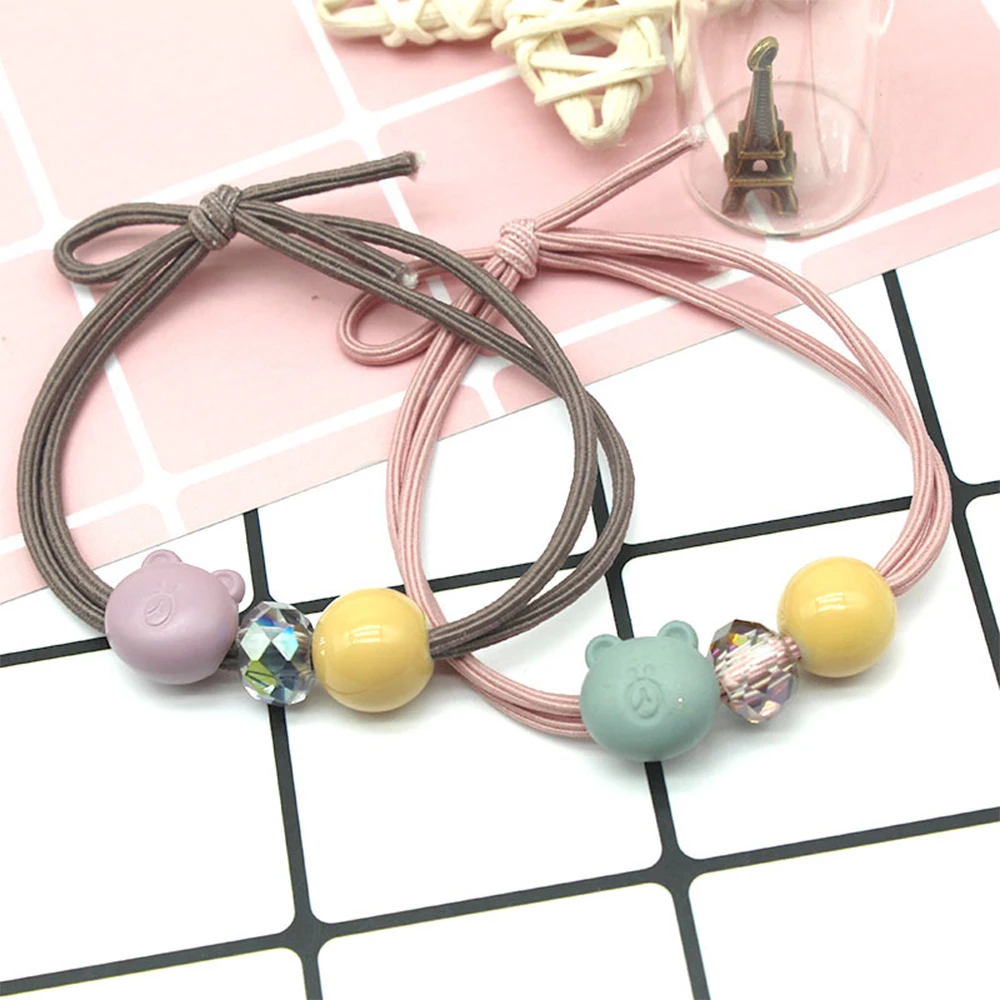 Корейский стиль высокая эластичная повязка на голову кожаный чехол мультфильм