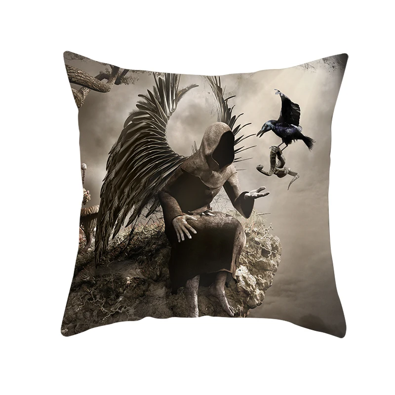 Halloween decor dragon boat moon letter pillowcase home Microfiber soft pillow case comfortable holiday gift cushion cover | Дом и сад