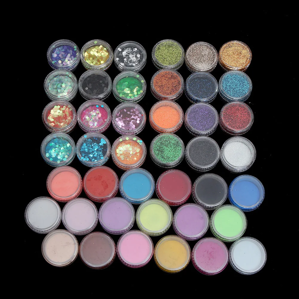 

Acrylic Powder Glitter Nail Art Decoration Kit Nail Art Tools Kit Combo Set DIY Gel Nail Art Set MH88