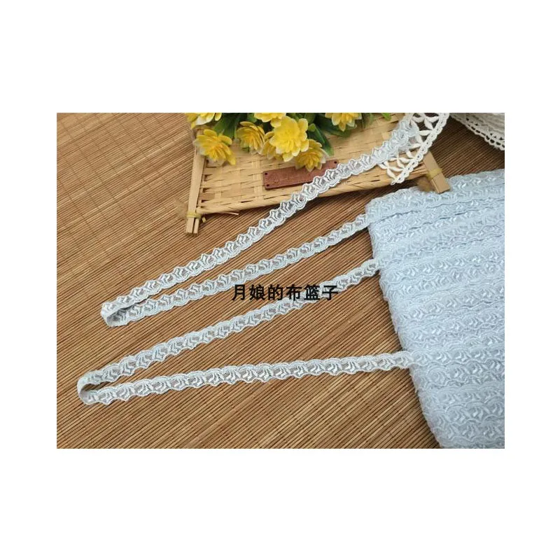 Светло голубая сетчатая хлопковая одежда с вышивкой кружевные аксессуары