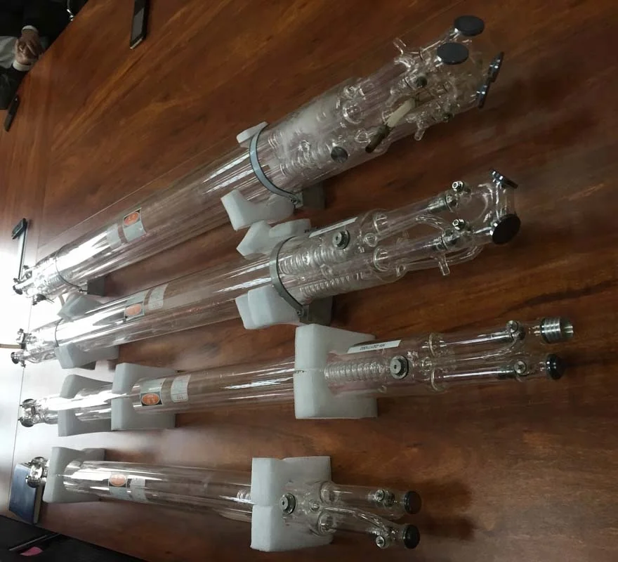 

400W co2 laser folding tube for lthin metal sheet and non metal cutting