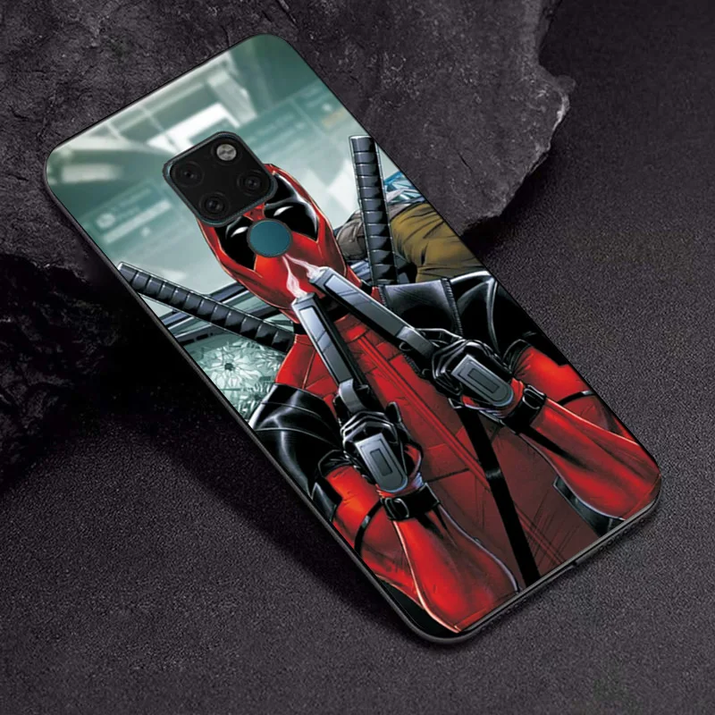 TPUBLK622 Чехол для телефона для huawei Коврики 20 Lite Марвел Капитан крышка для huawei Y5 Y6 Y9 Y7 черный чехол ТПУ на Honor 8X 8A чехол - Цвет: TPUBLK622