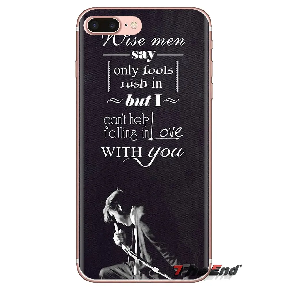 King Rock Roll Elvis Presley кантри Мягкие Чехлы для iPod Touch Apple iPhone 4 4S 5 5S SE 5C 6 6S 7 8 X XR XS Plus MAX |