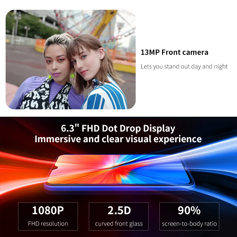 Смартфон Xiaomi Redmi Note 8 (2021 дюйма) 4 + 64 ГБ 6 3 мАч | Мобильные телефоны и аксессуары