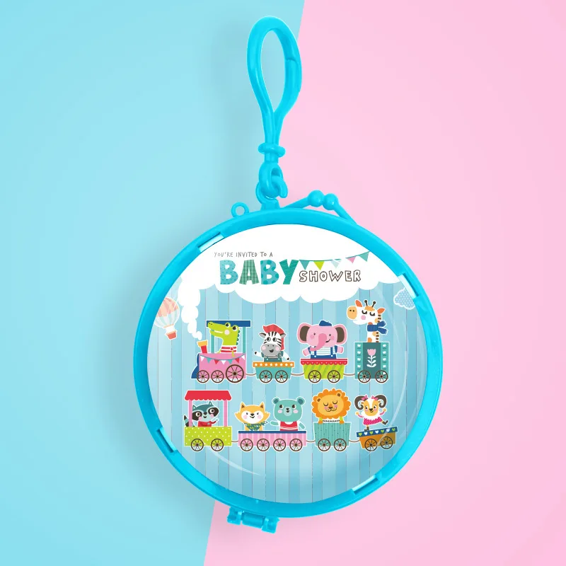 12 шт./лот новая круглая жестяная металлическая коробка с изображением