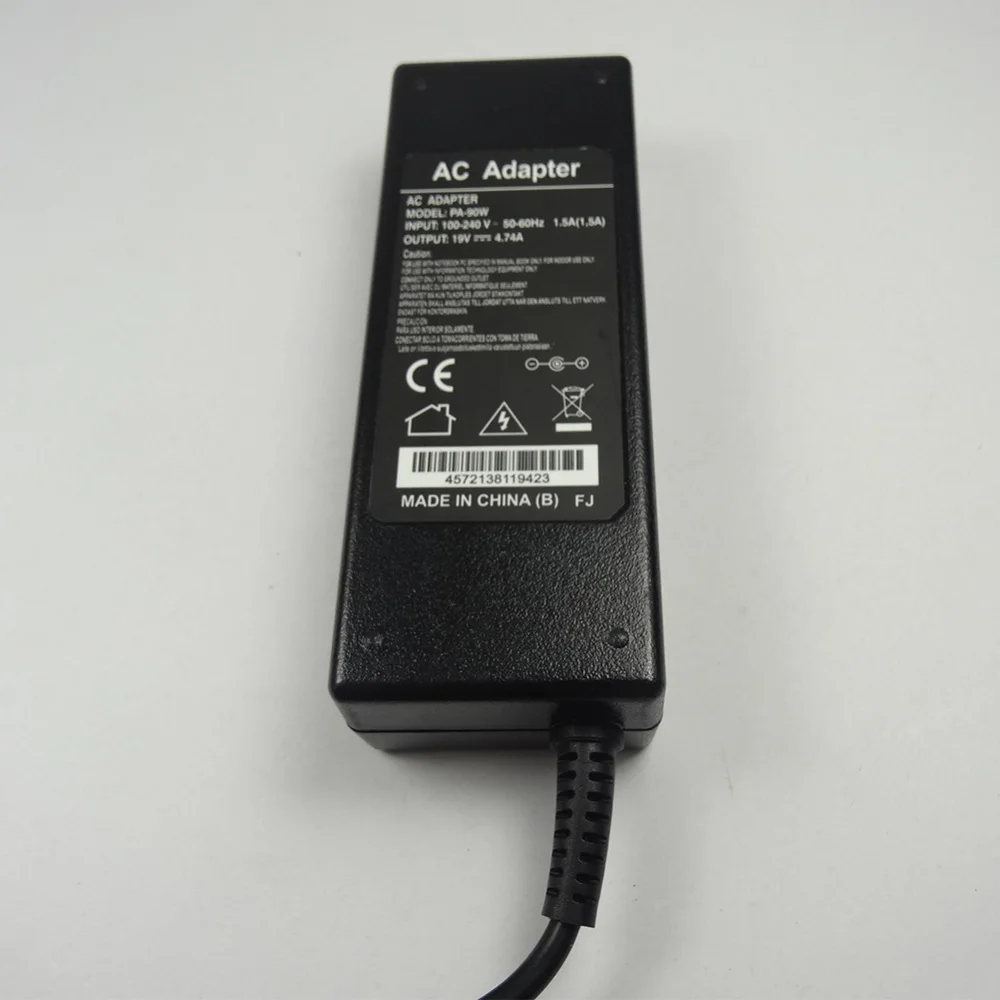 Адаптер для ноутбука 19V 4.74A 90W AC DC адаптер питания зарядное устройство для hp Probook 4440s 4535s 4530S 4540S 4545s 6470b 6475b 6570b