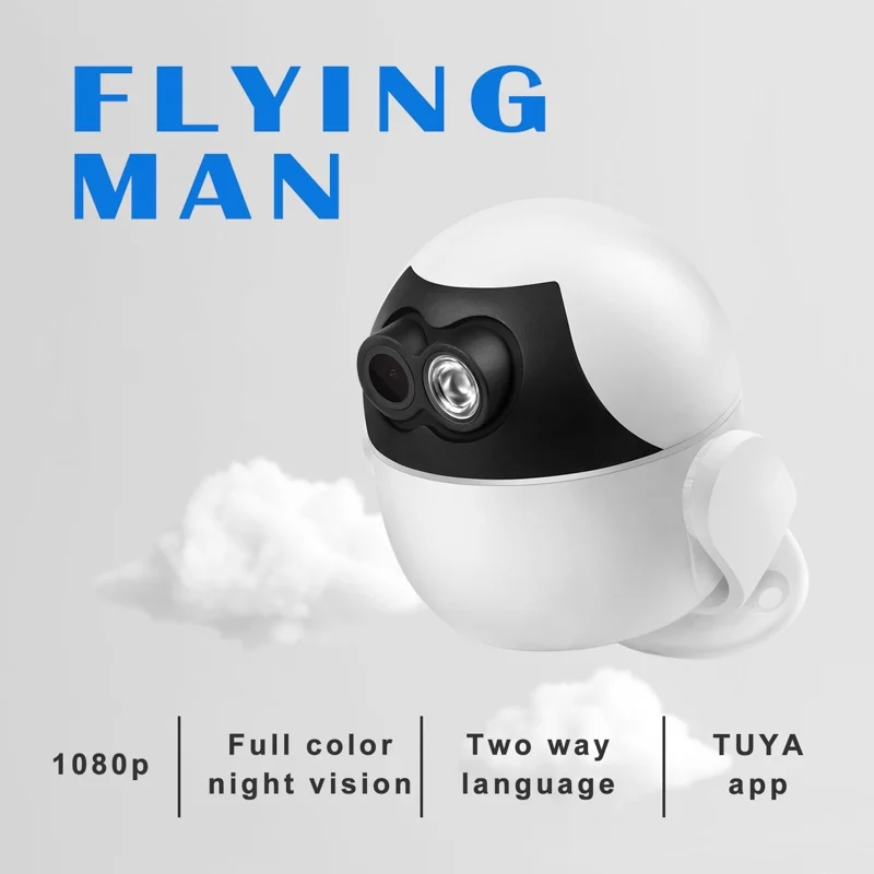 

1080P WiFi IP Camera WIFI Wireless Smart Home Security Cameras Night Vision LED Light Pet 2MP Baby Monitor Surveillance Camera