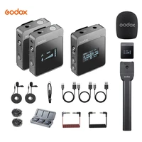 godox microphone bluetooth movelink m1 m2 2 4ghz wireless lavalier pc camera microphone professional mixer audio video shooting