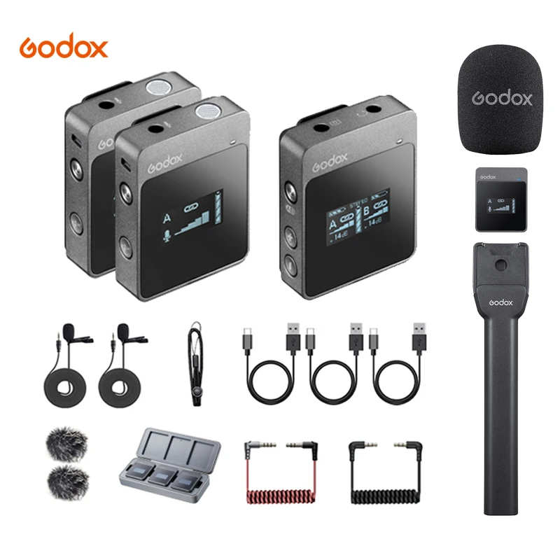 Беспроводной микрофон Godox MoveLink M1 M2 2 4 ГГц с Bluetooth | Электроника