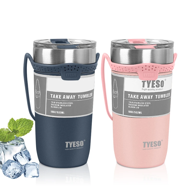 550ml Beer Mug Tumbler Cups Double Stainless Steel Coffee Thermos Mug with Non-slip Case Travel Outdoor Thermos Bottle Beer Mug