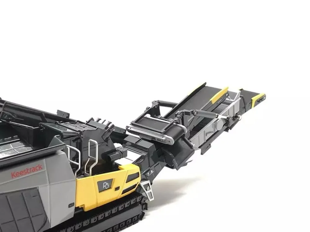 Коллекционная литая игрушка модель 1:50 Keestrack R3 модель дробилка дробильная установка инженерное оборудование для украшения, бизнес подарок