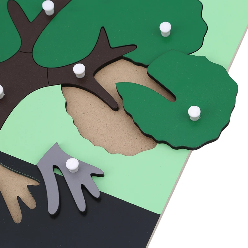 

Baby Wooden Animal Plant Panels Puzzle Children Teaching Aids Children Early Education Puzzle Toys Kids Gift